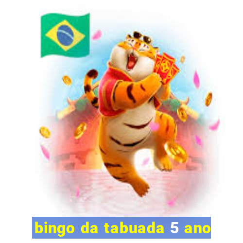 bingo da tabuada 5 ano